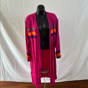 Catherine Malandrino Vibrant Pink Cardigan